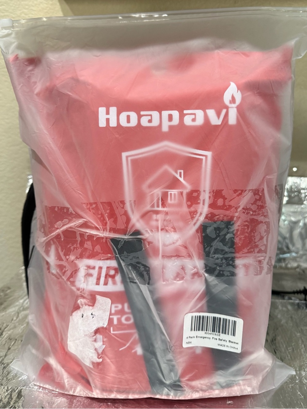 Red Fire Safety Emergency Pack